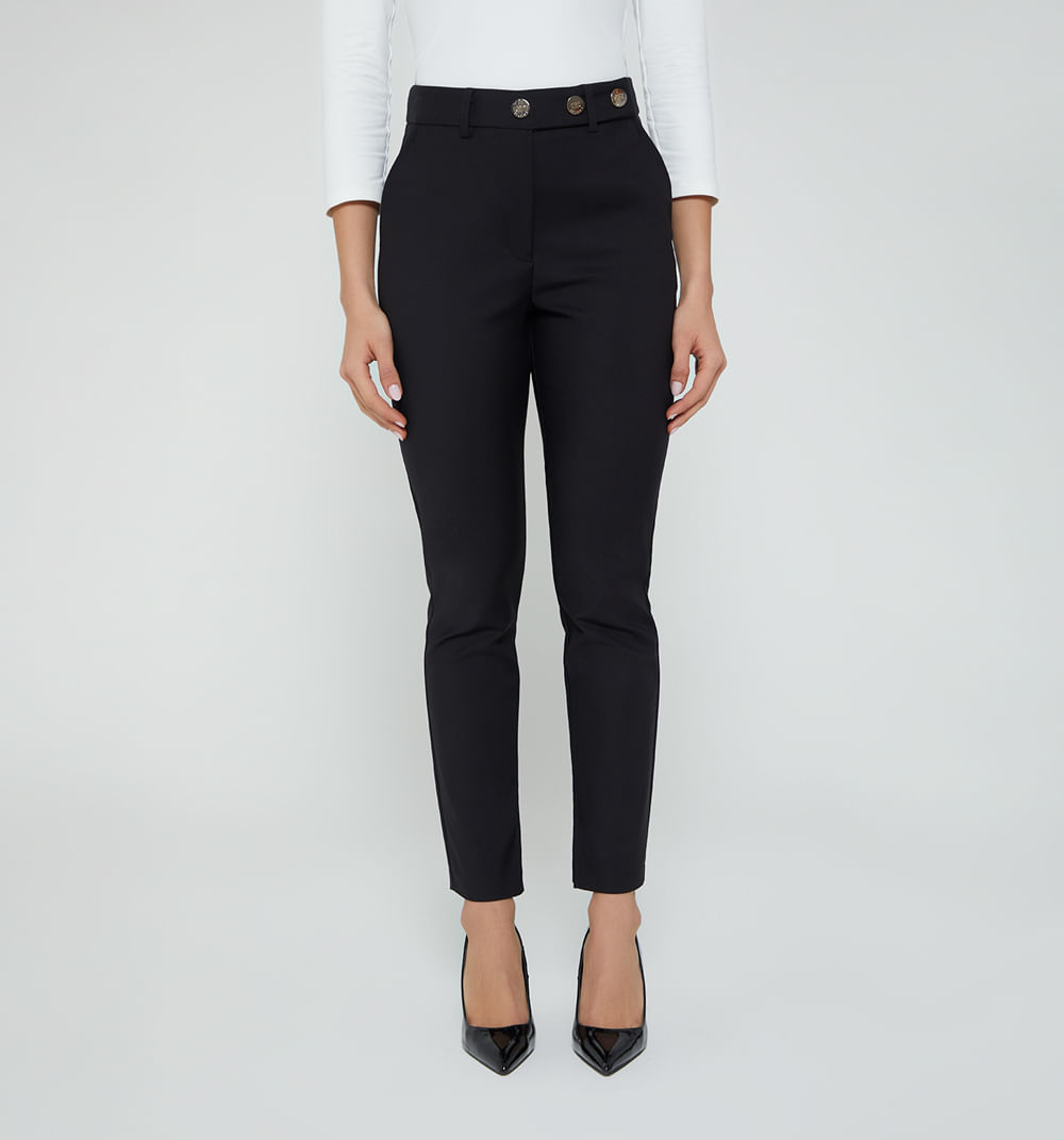 Pantalon Pretina Con Broches