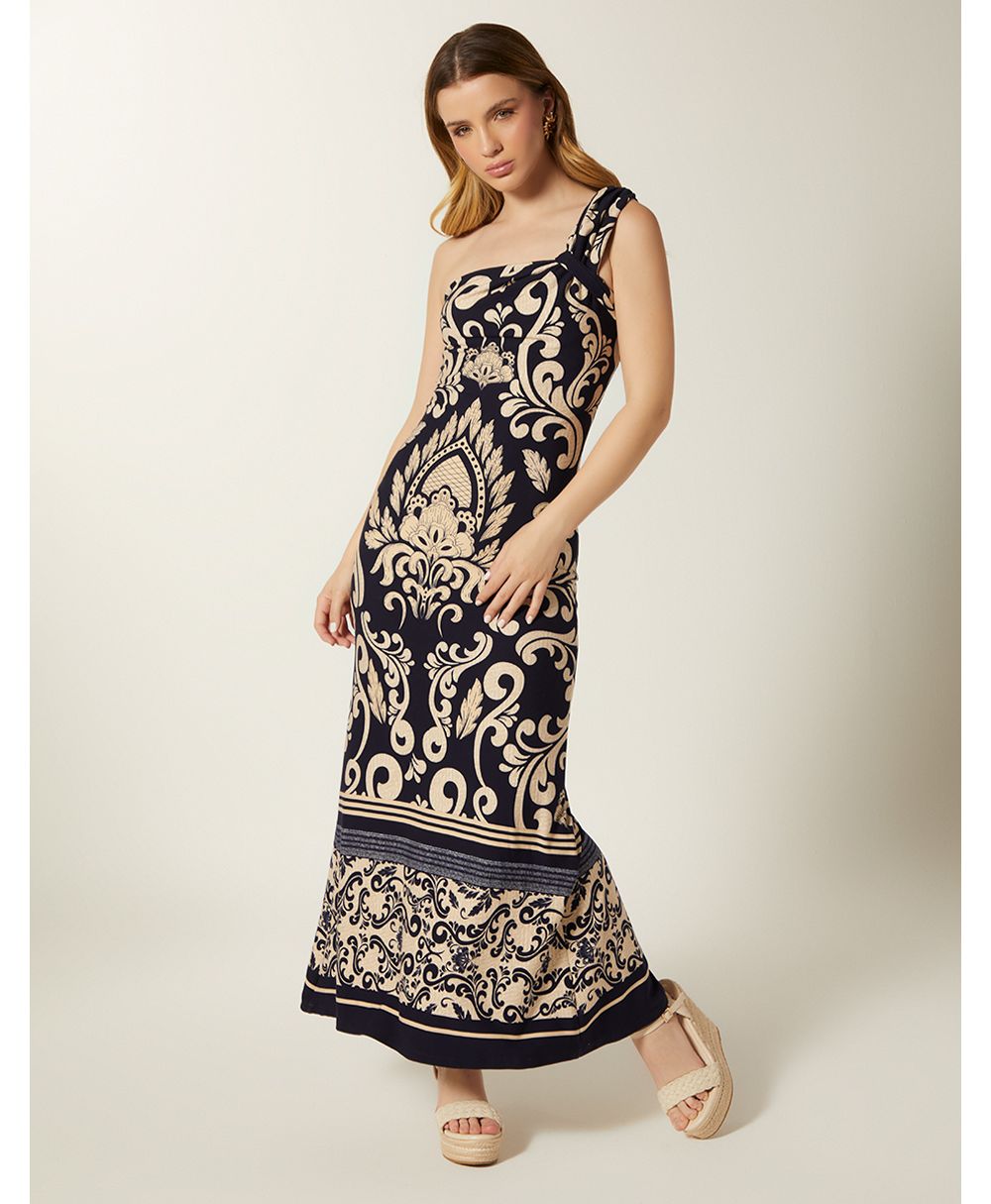 Vestido Largo Un Solo Hombro