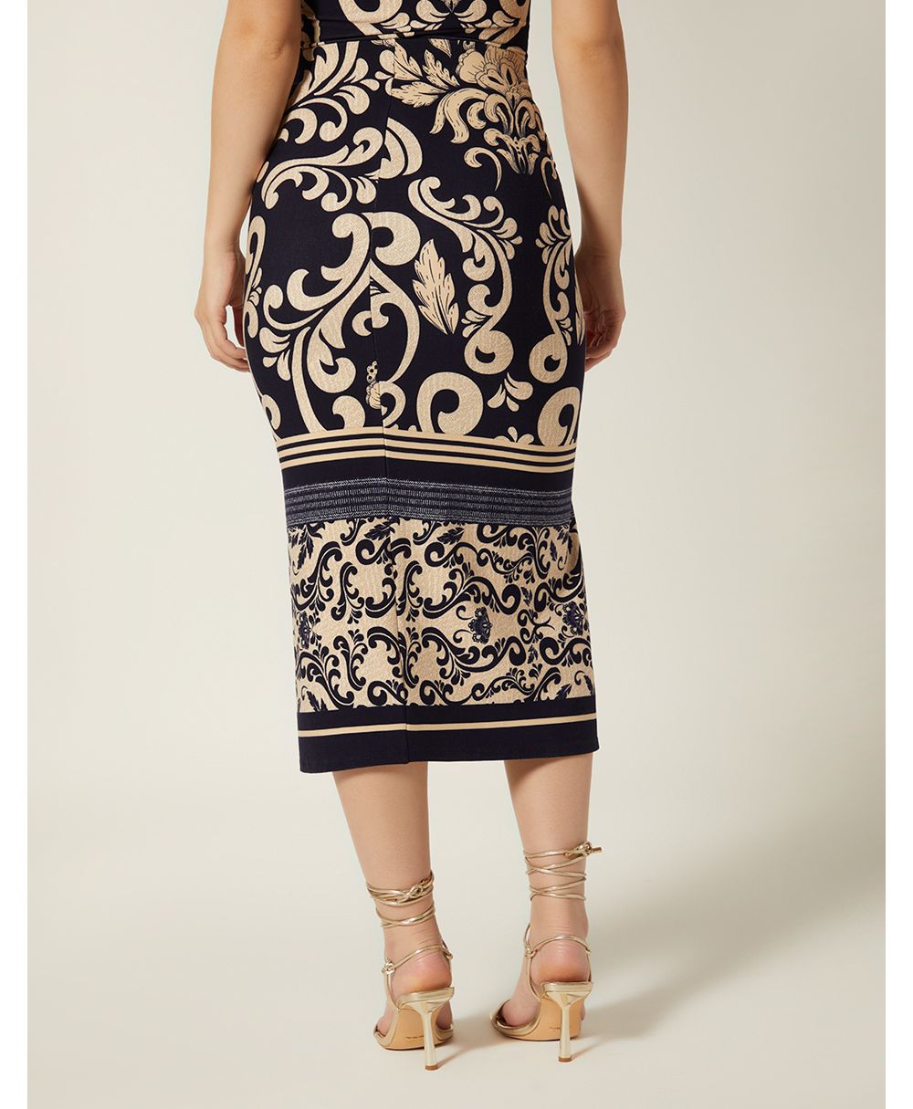 Falda Larga Drapeada