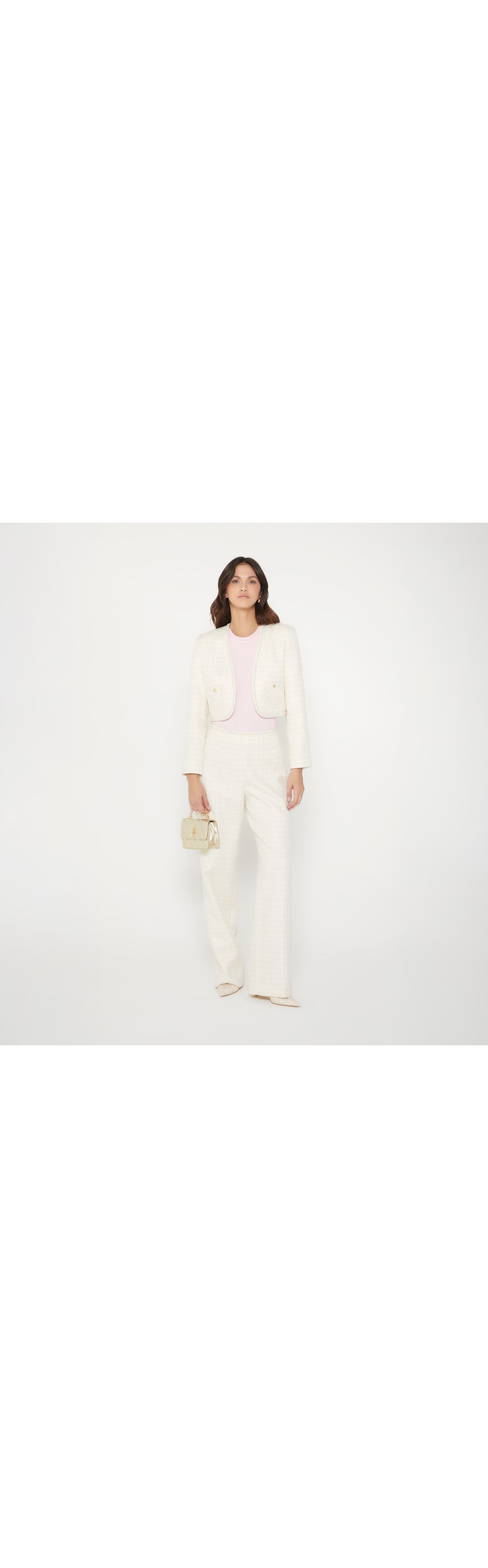 Chamarra Manga Larga Con Apliques