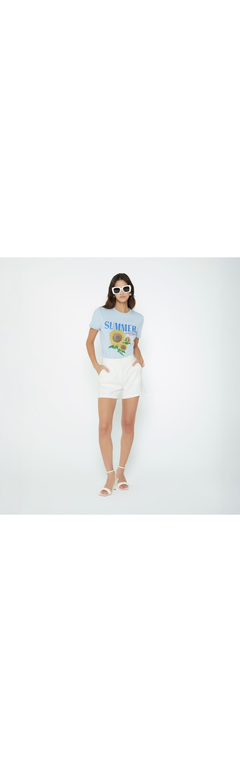 Camiseta Manga Corta Cuello Redondo