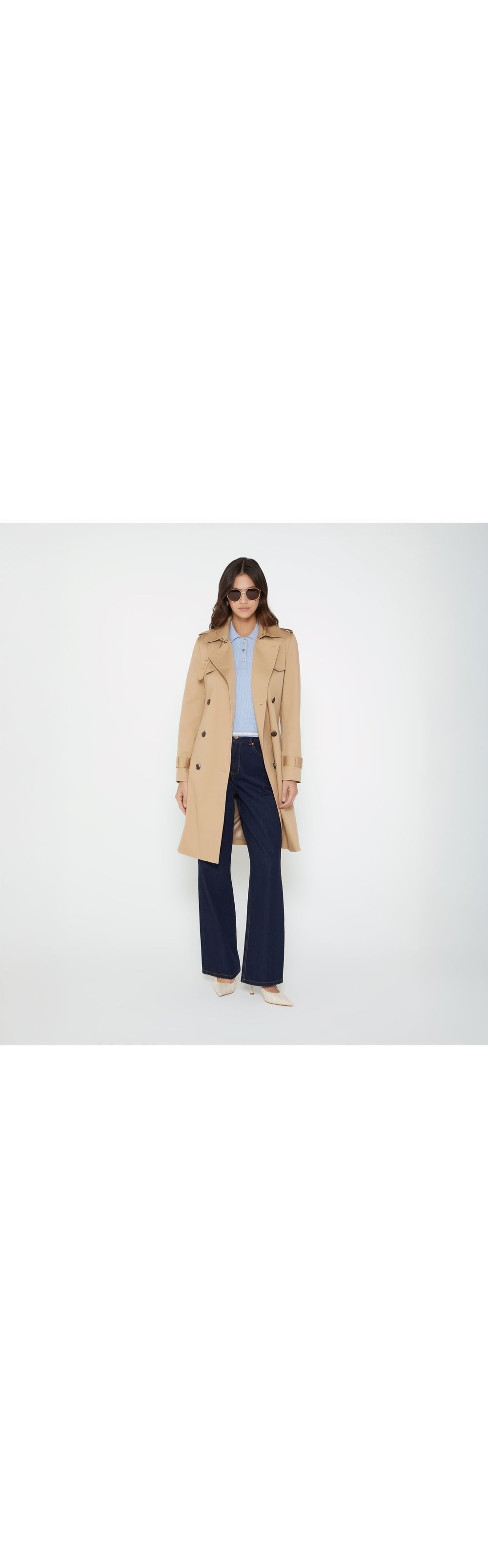 Blusa Tipo Polo Con Botón Joya