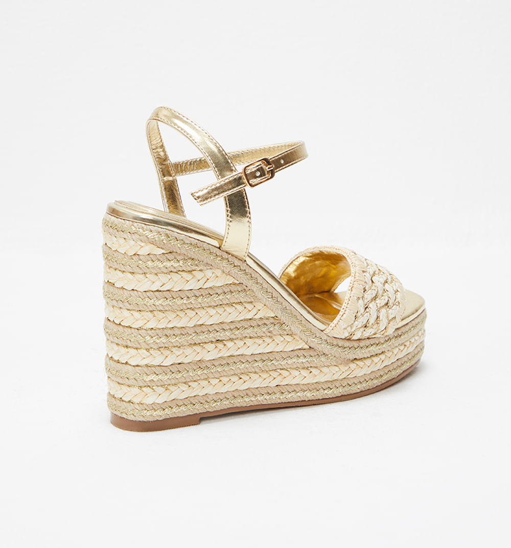 Sandalia Plataforma Trenzada