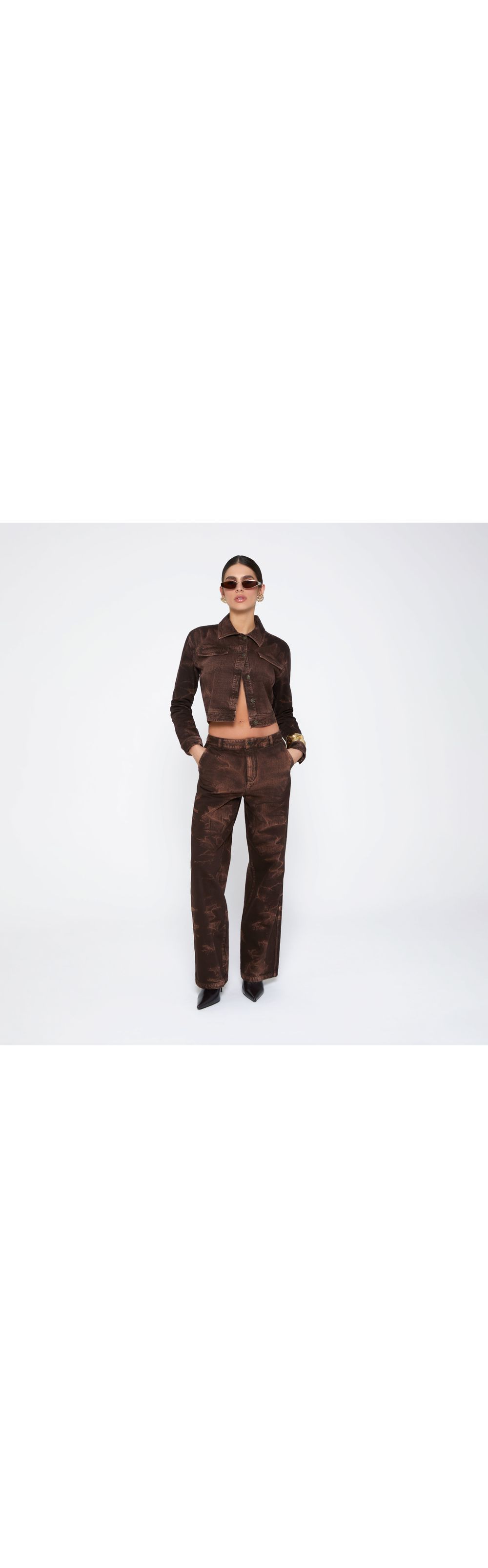 Chamarra Corta Color Denim