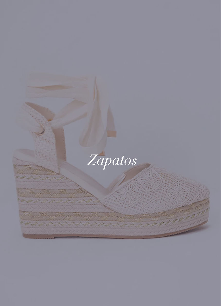 Foto de sandalias de moda plataforma en color beige y blanco de la última colección de STUDIO F