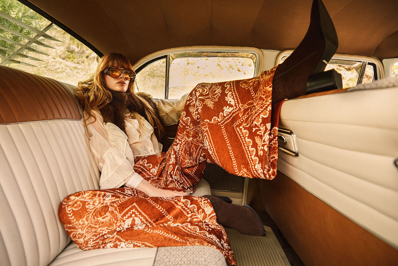 Outfits de primavera para mujer Outfits de primavera para mujer de la colección Spring 2026 de Studio F, con vestido largo estampado y prendas ligeras ideales para la temporada