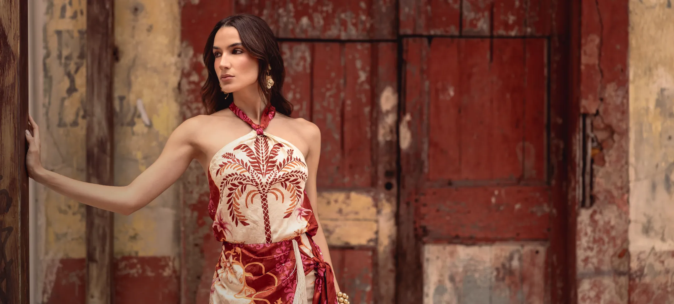Fiestas Patrias México: Tierra de Mil Colores Top estampado inspirado en México para la campaña Fiestas Patrias de Studio F